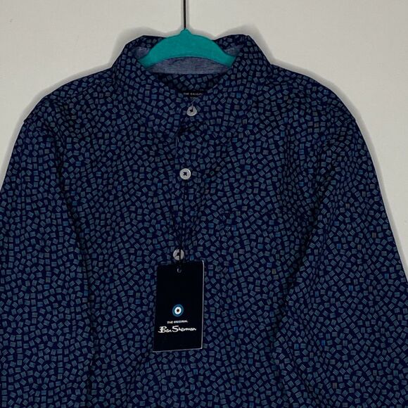 New Ben Sherman Long Sleeve Button Down Collared Shirt Boys Size 7 - Picture 5 of 11